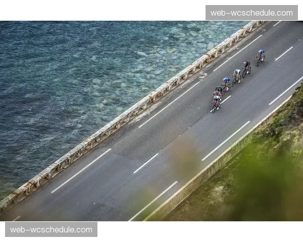 环巴斯克赛，移动之星车队大巴因机械故障抛锚，队员骑自行车前往起点